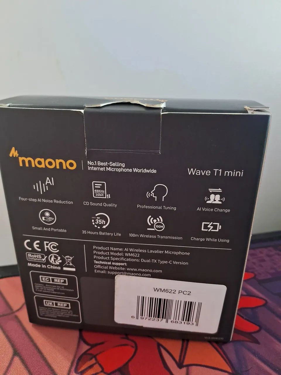 Lapela Profissional Maono Wave T1 Mini - Foto 2