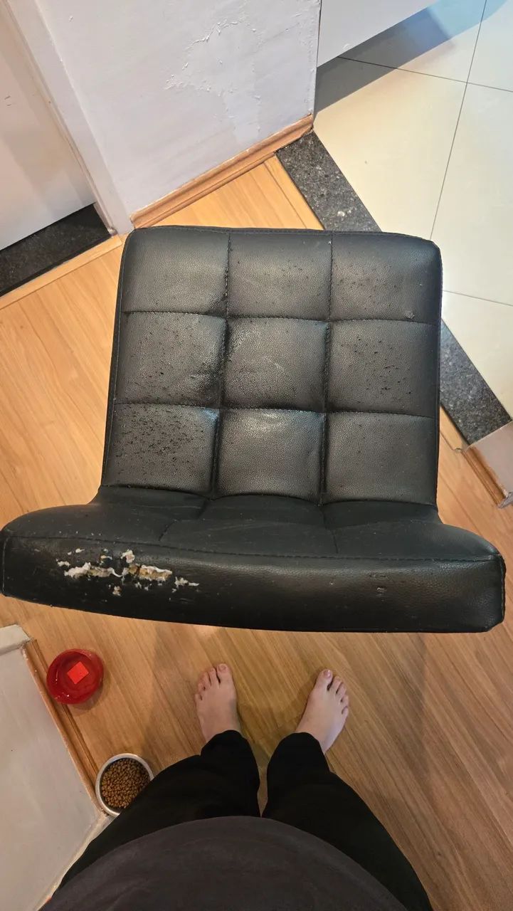 Banqueta metálica em courino - Foto 5