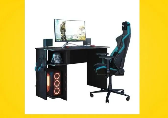 Mesa Gamer Nova na Caixa