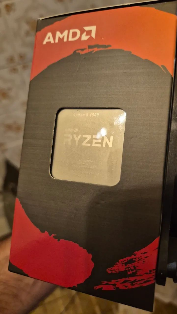 Processador Ryzen 5 4500 + Cooler Box original + Brinde - Foto 2