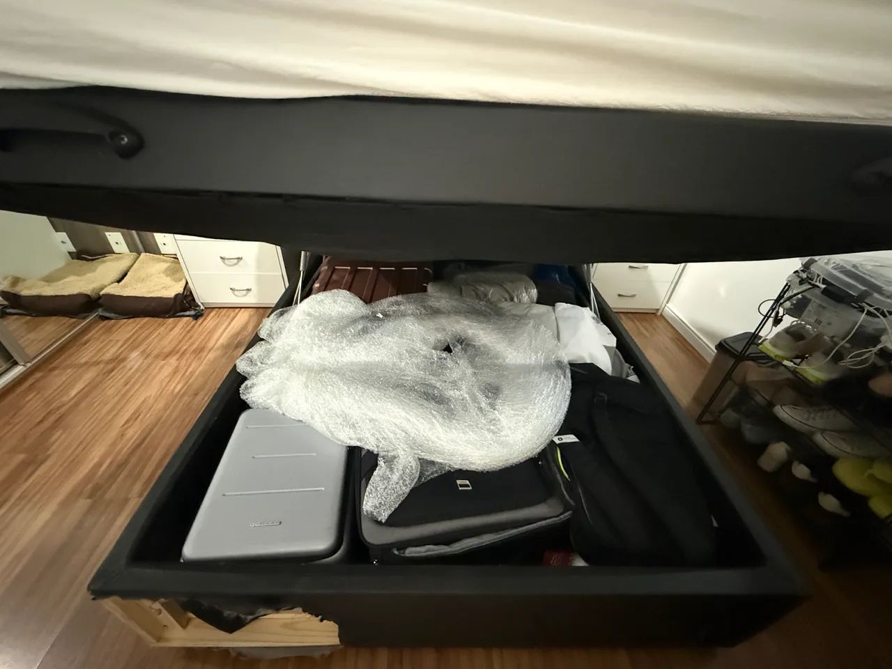 Cama de casal com box baú  - Foto 3