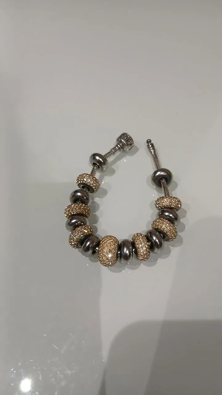 Pulseira em Prata 925  com berloques Swarovisk  - Foto 2