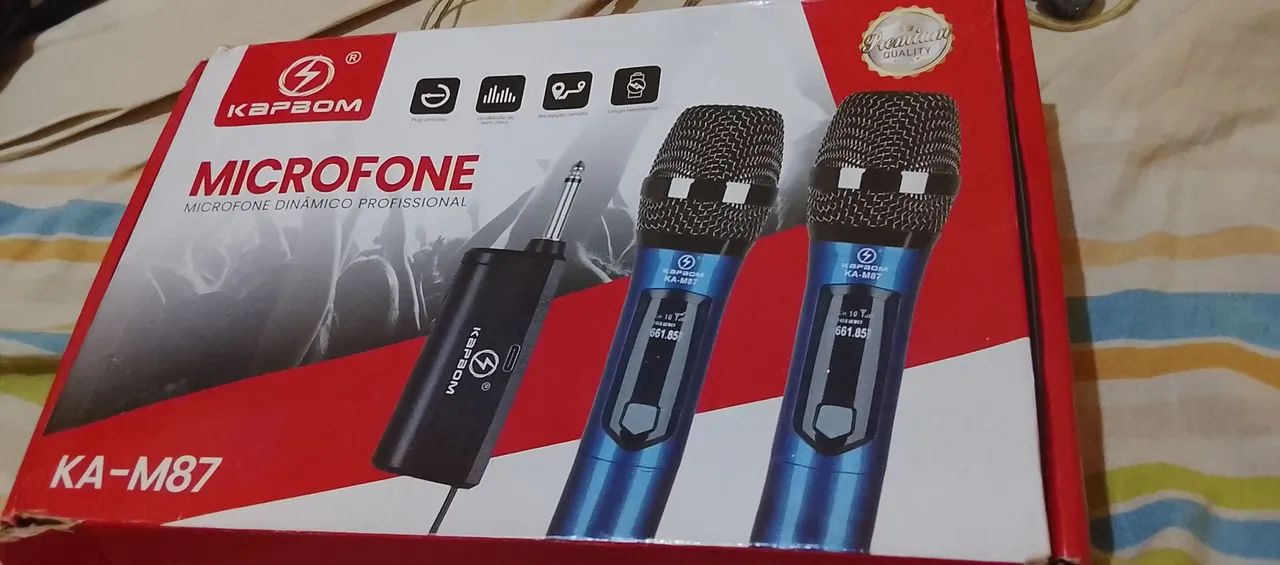 Vende-se Microfone Profissional sem fio - Foto 3