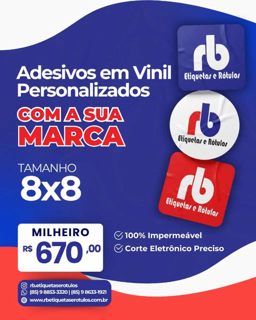 ADESIVO EM VINIL - Foto 6