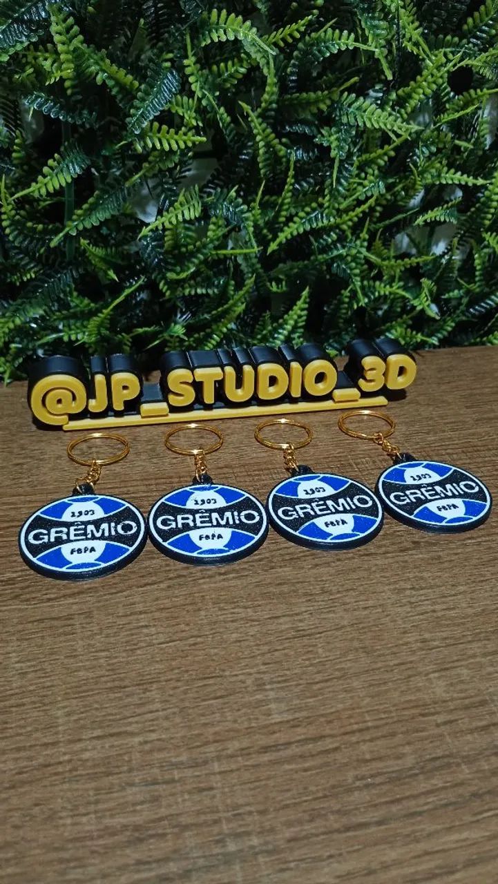 Kit 4 chaveiros do Grêmio - Foto 4
