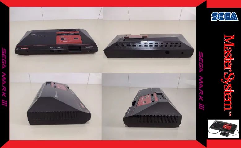 Console Sega Master System Japonês Com 2 Jogo - Foto 4