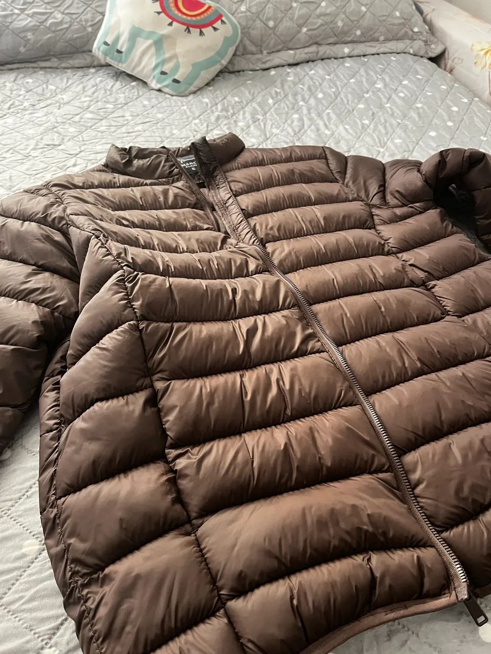Jaqueta de frio marrom  - Foto 2