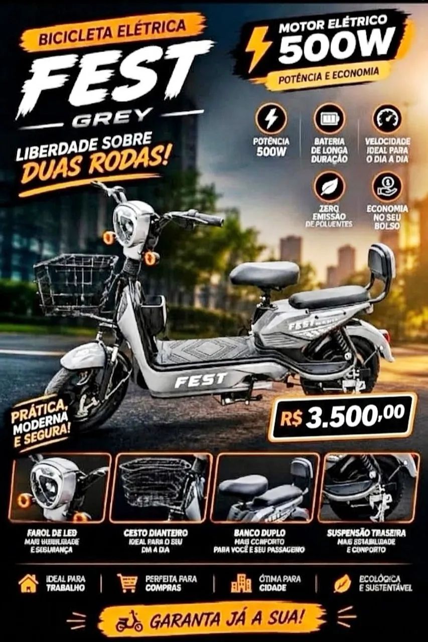 Bicicleta elétrica 