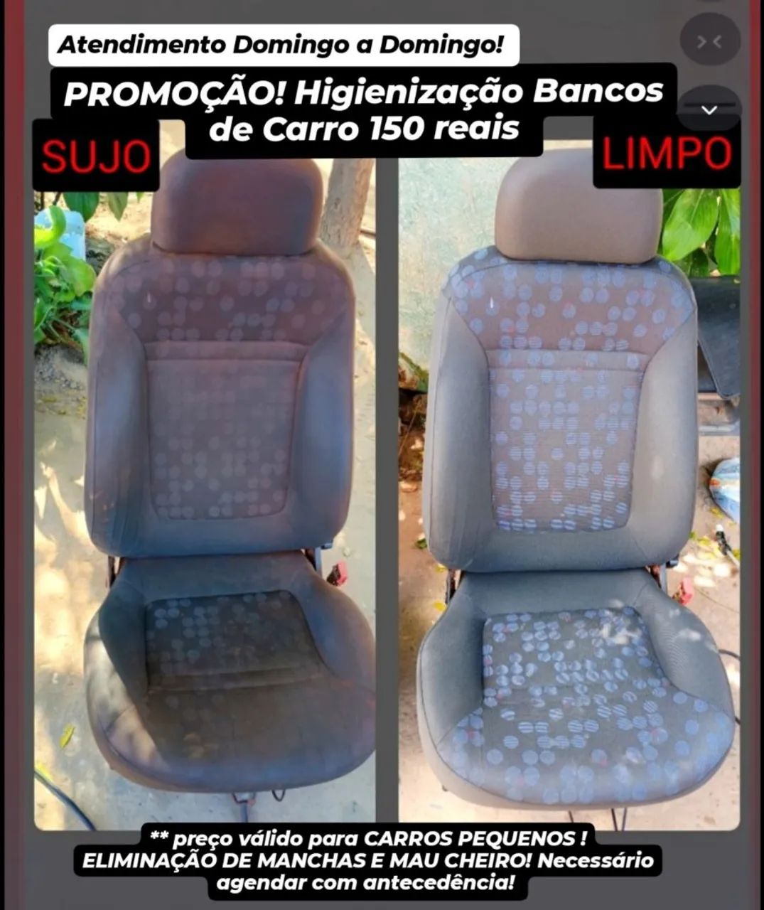 PROMOÇÃO! HIGIENIZAÇÃO Bancos de Carro  - Foto 6