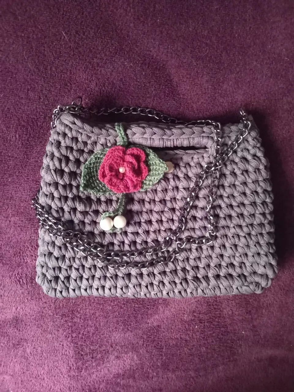 BOLSA DE CROCHÊ  - Foto 2