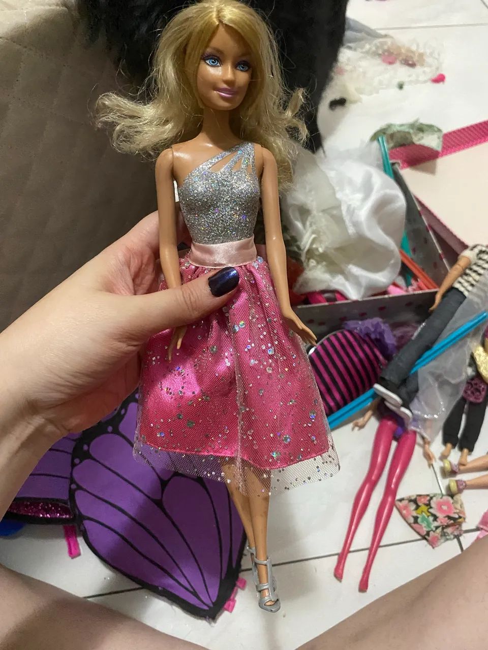 Barbie glitter