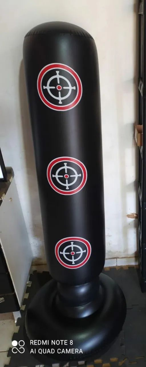 Saco de pancadas inflável para criança e treino de reflexo  - Foto 3