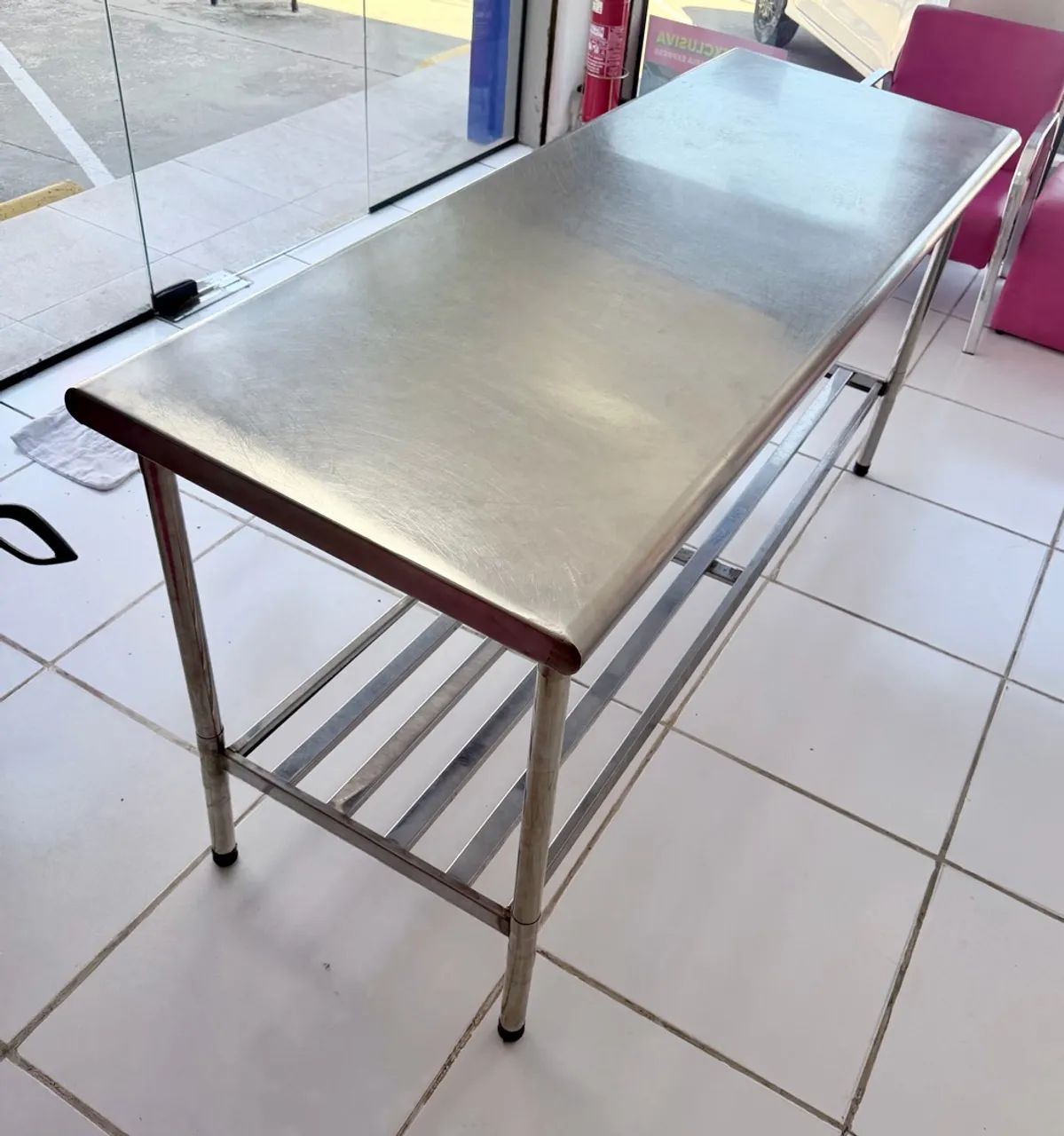 Mesa aço inox  - Foto 3