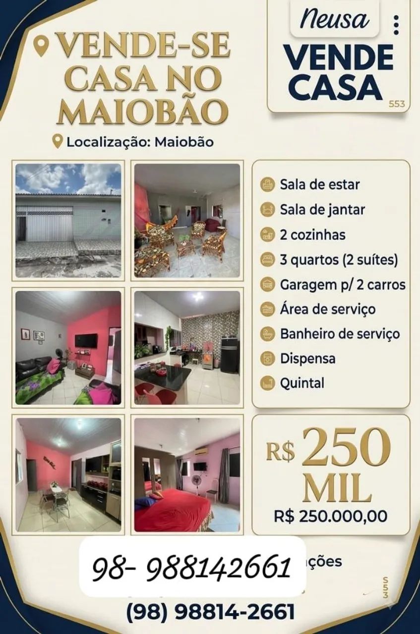 Conjunto maiobão próximo  da av. 12