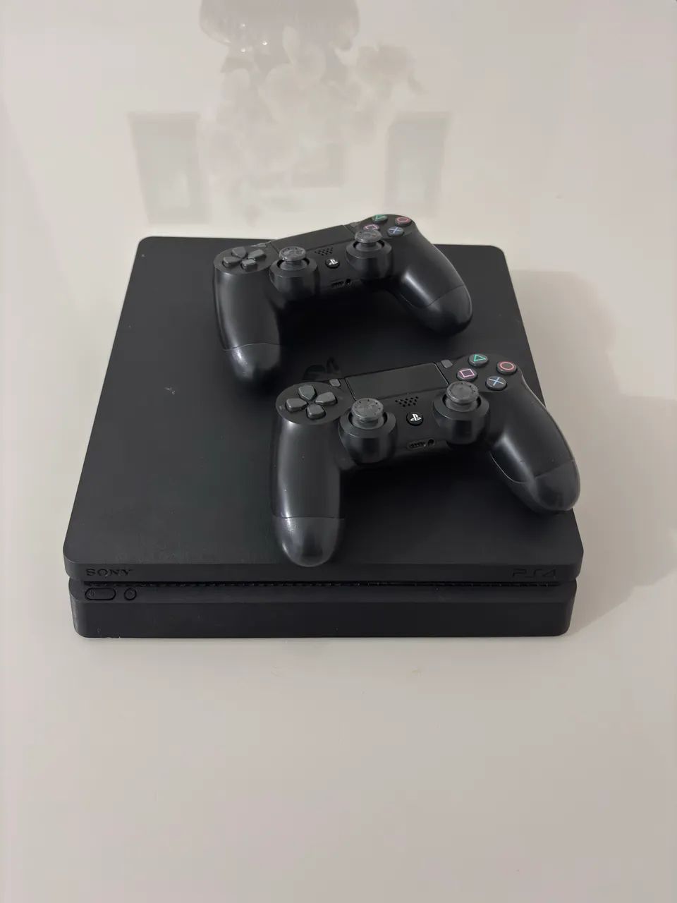 Vendo ps4 slim de 1 tera de armazenamento impecável  - Foto 5