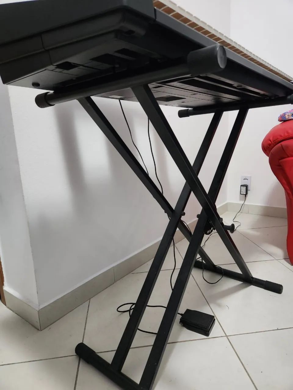 Teclado Yamaha E463 Completo + Case - Foto 4