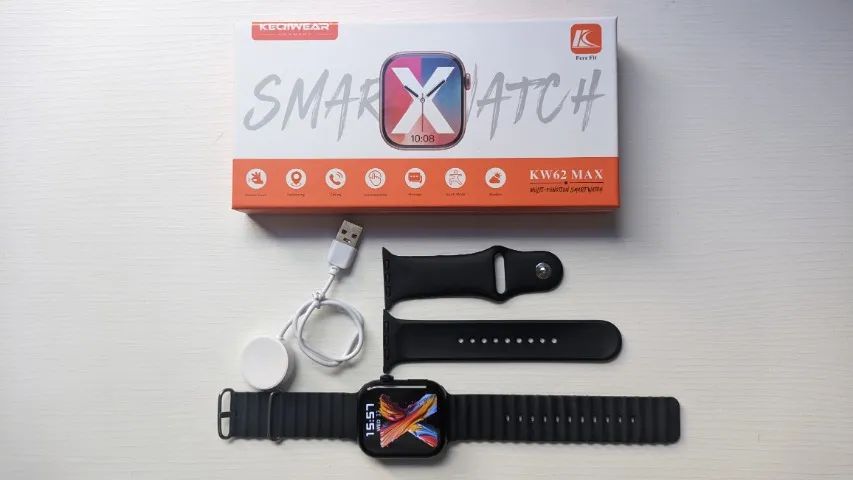 Smartwatch novo, na caixa