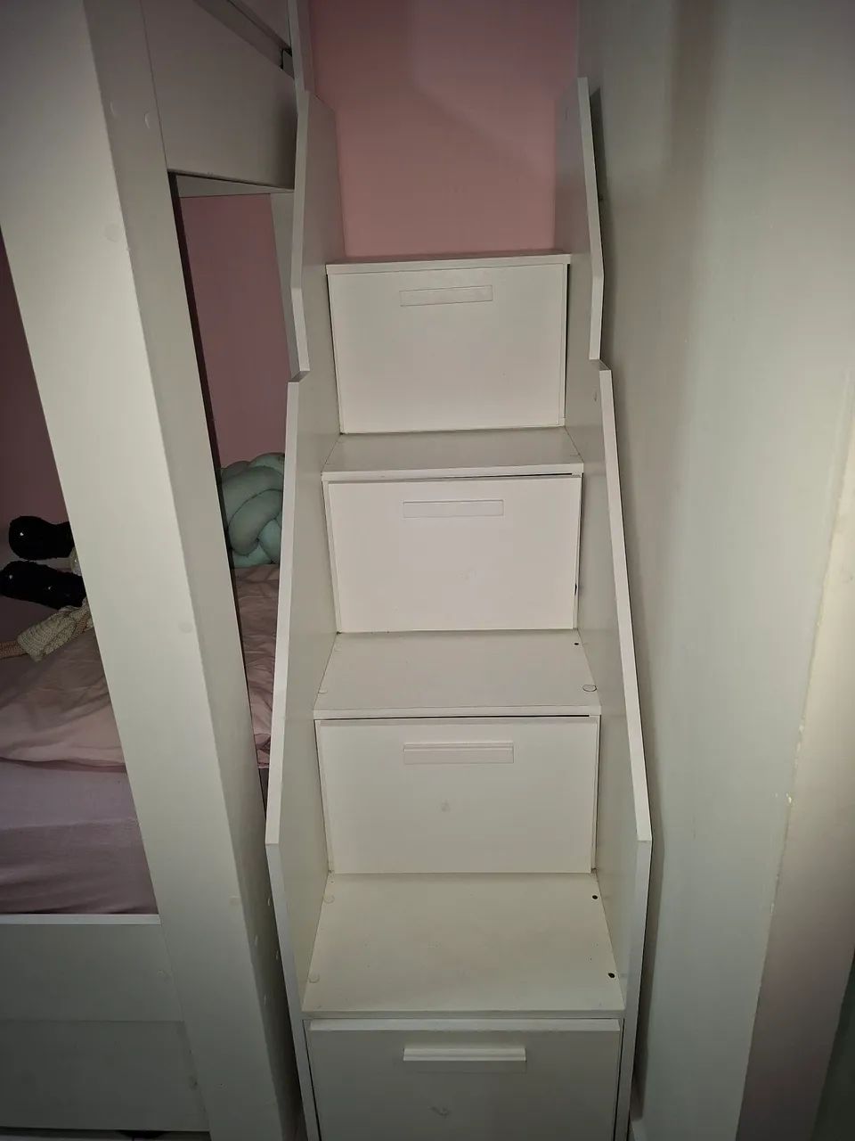 Beliche de solteiro com escada e dois gavetões.  - Foto 3