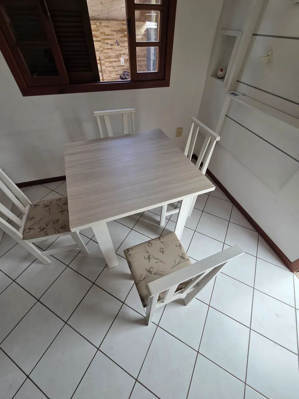Mesa jantar 4 cadeiras  - Foto 5