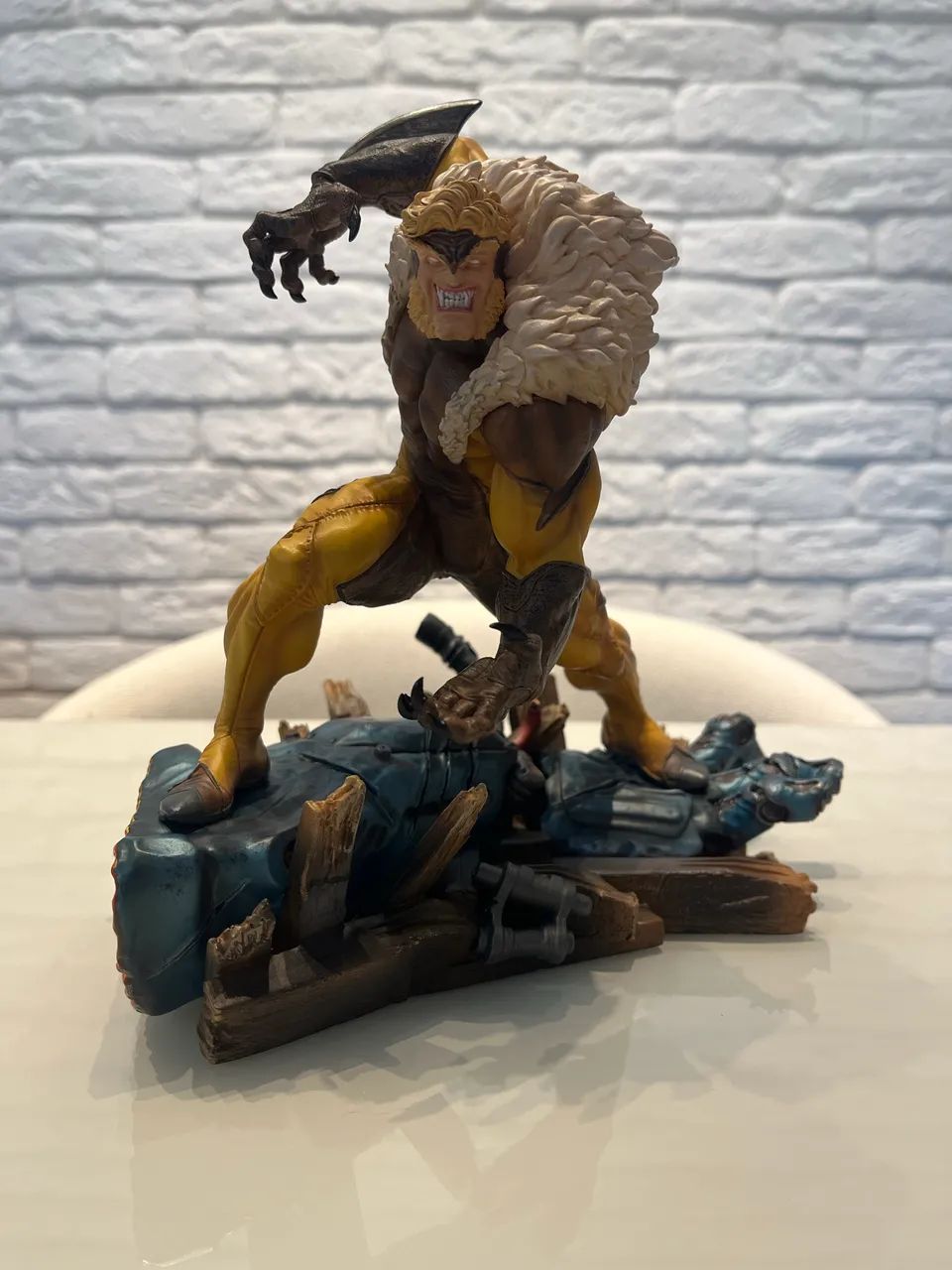 Dentes de Sabre - Sabretooth - X-Men Iron Studios Wolverine