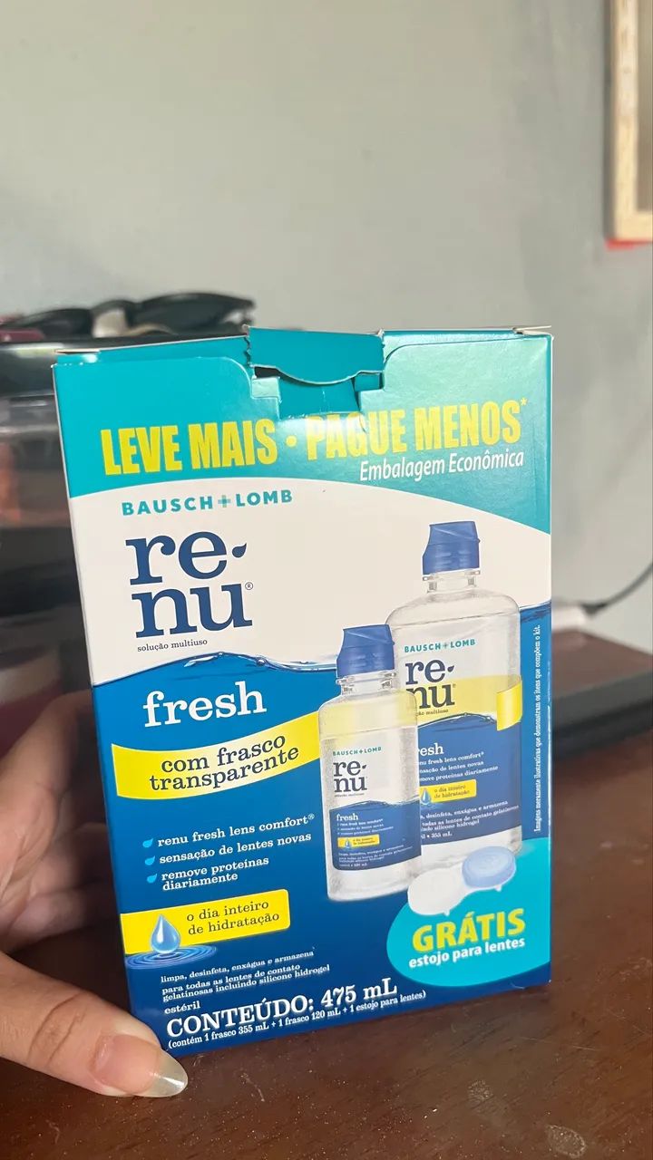 RENU - limpa lentes de contato 