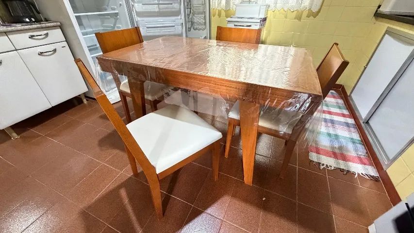 Mesa jantar retangular com 6 cadeiras  - Foto 2