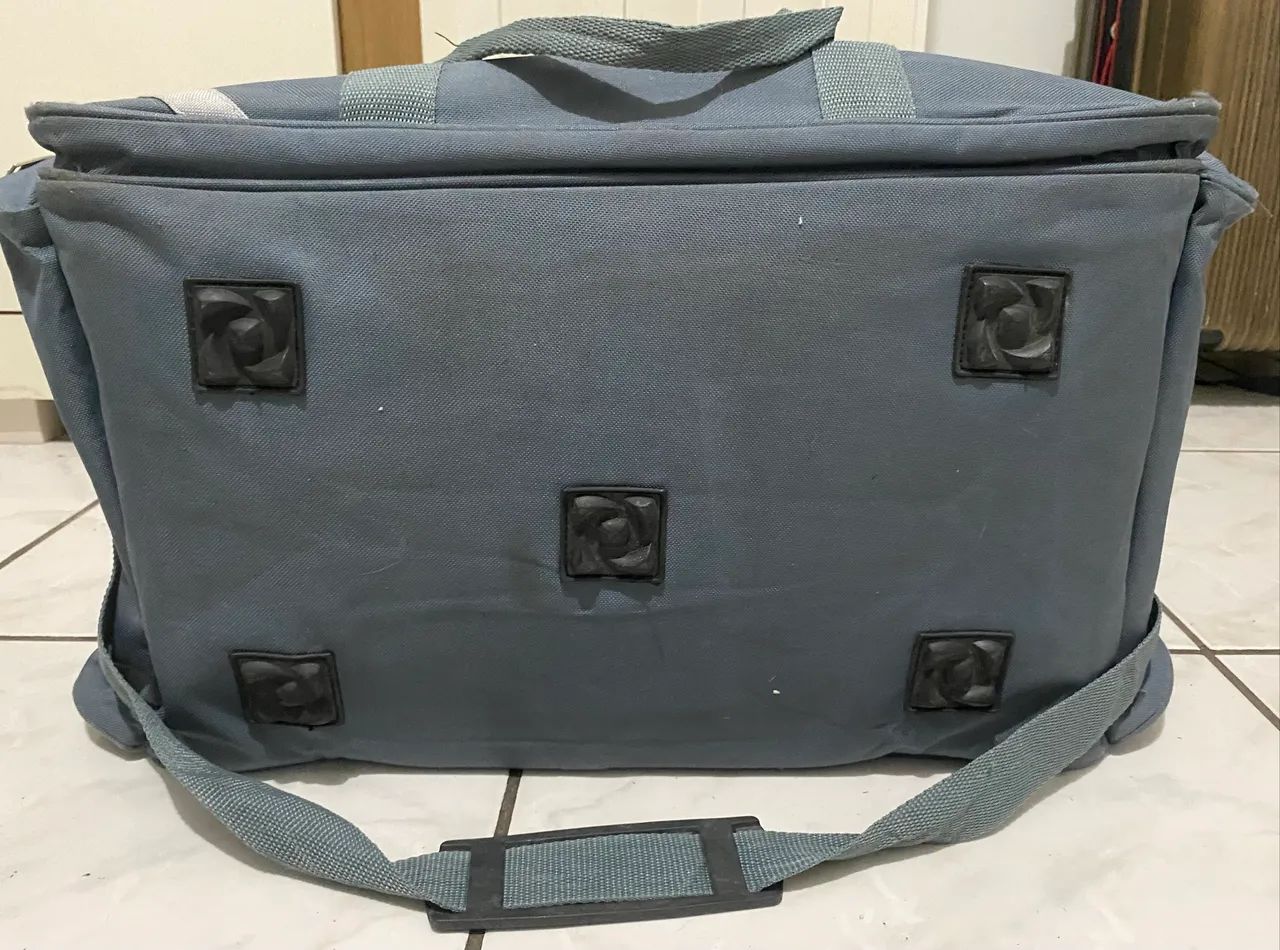 Mala Bolsa de Viagem Luxcel Grande com Vários Bolsos - Super Espaçosa e Resistente! - Foto 5