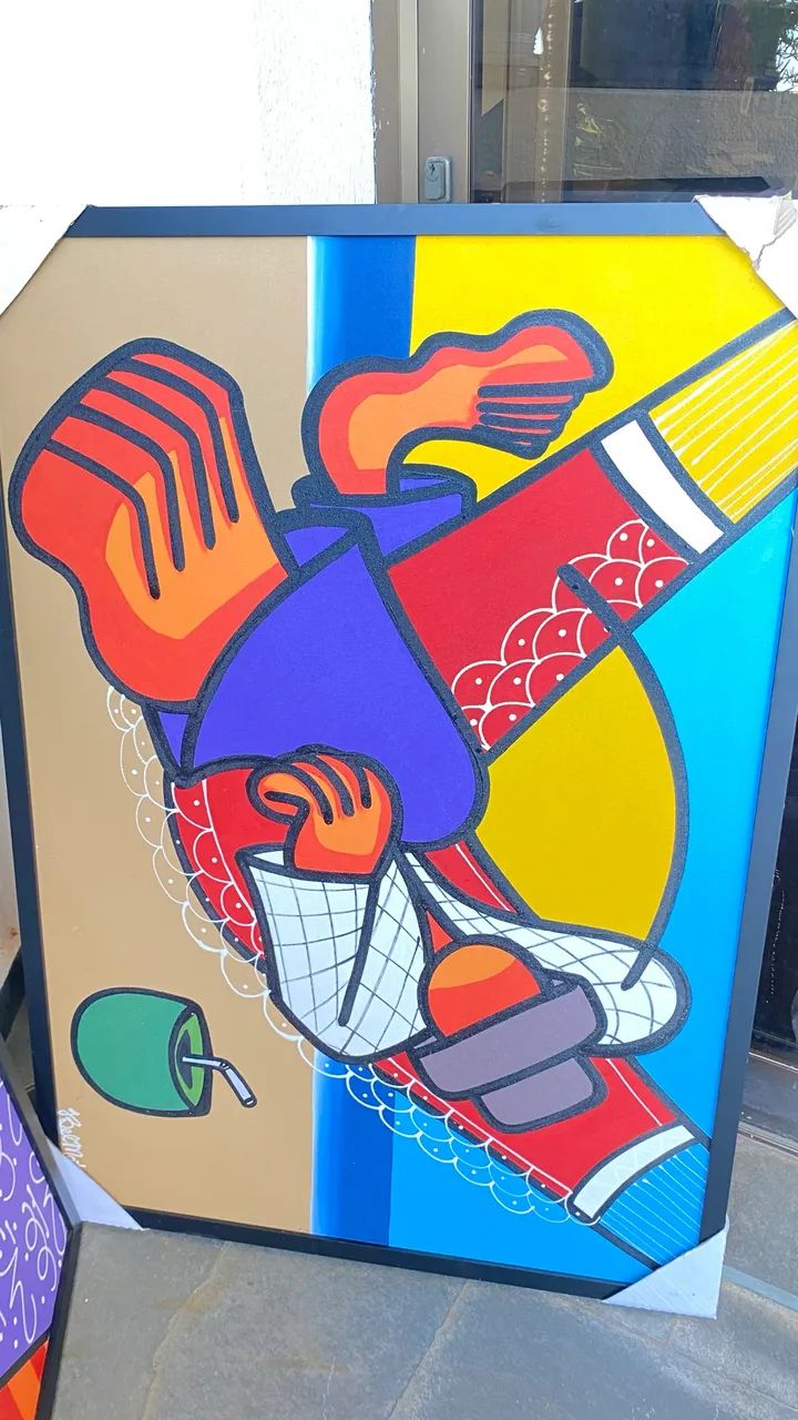 5 QUADROS ARTISTA BEL MATOS - Foto 4