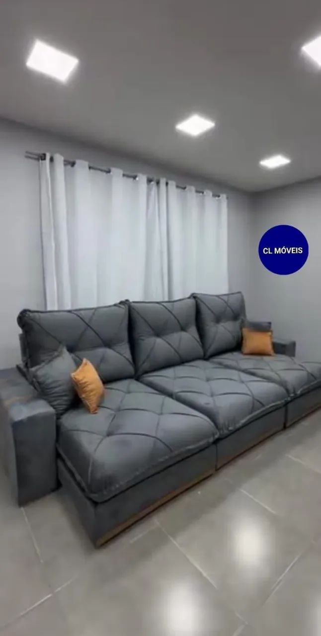 Sofá retrátil e reclinavel 3 metros 20