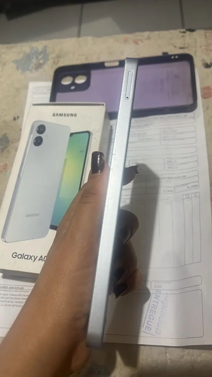 Vendo celular Samsung A06 acompanha caixa carregador e nota e funcionando perfeitamente  - Foto 3