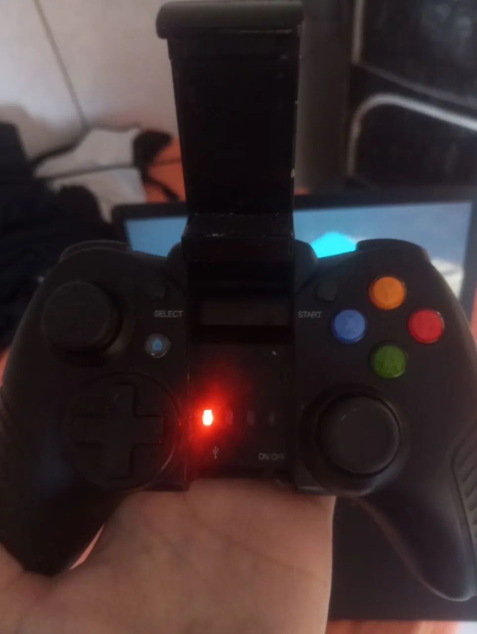 Controle sem fio joystick bluetooth knup