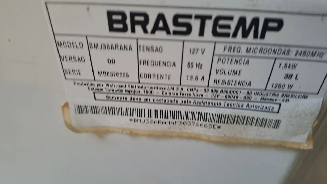 Microondas Brastemp 38l inox - Foto 5