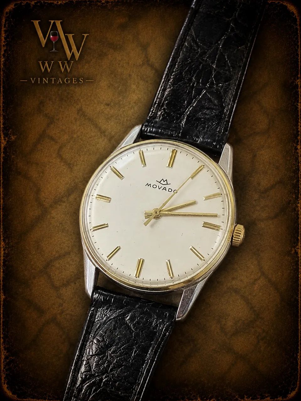 Relógio vintage Movado suíço 