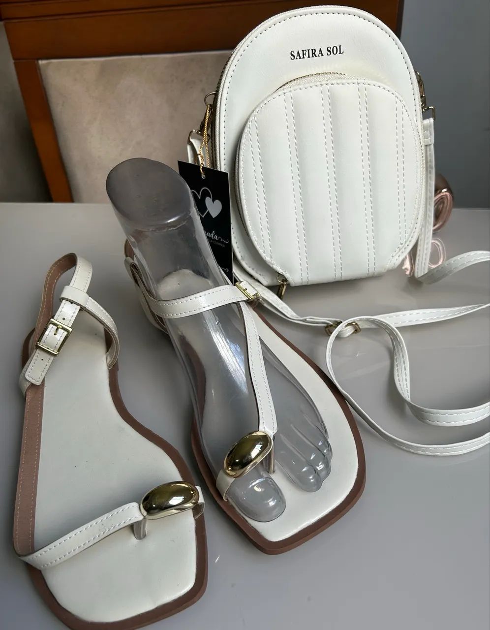 Kit bolsa + sandália