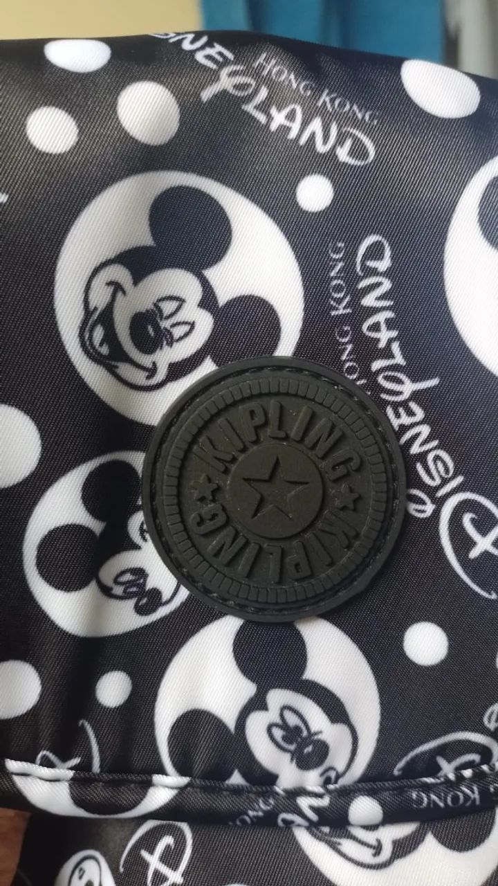 Kit Mochila Kipling Original Disney Mickey - Hong Kong Disneyland - Novo com etiqueta - Foto 6