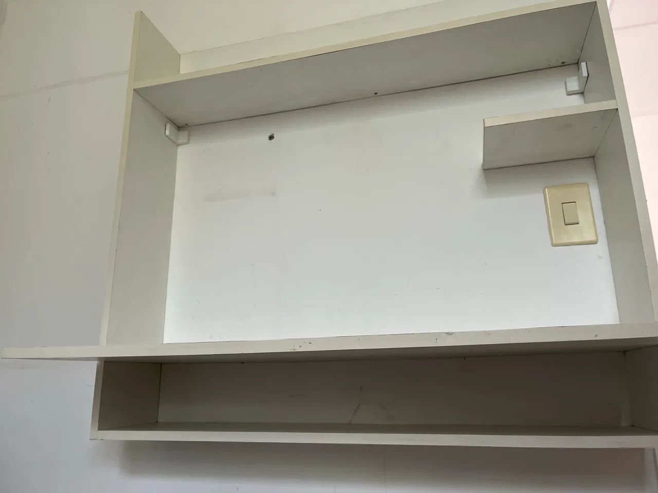 escrivaninha mdf mais prateleiras  - Foto 2