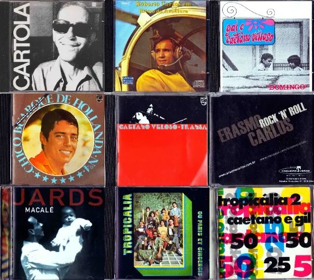 Lote com 9 Cds Premium Originais De Mpb (TOP)