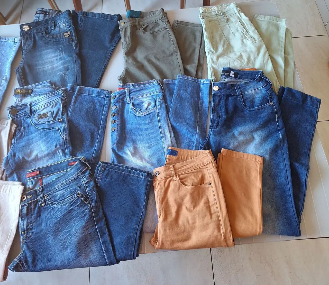 Calça jeans feminina  - Foto 3