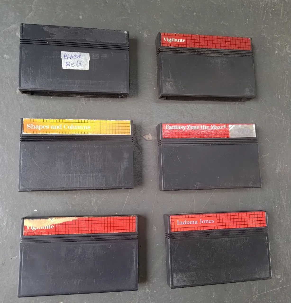 Jogos originais Master System tectoy 