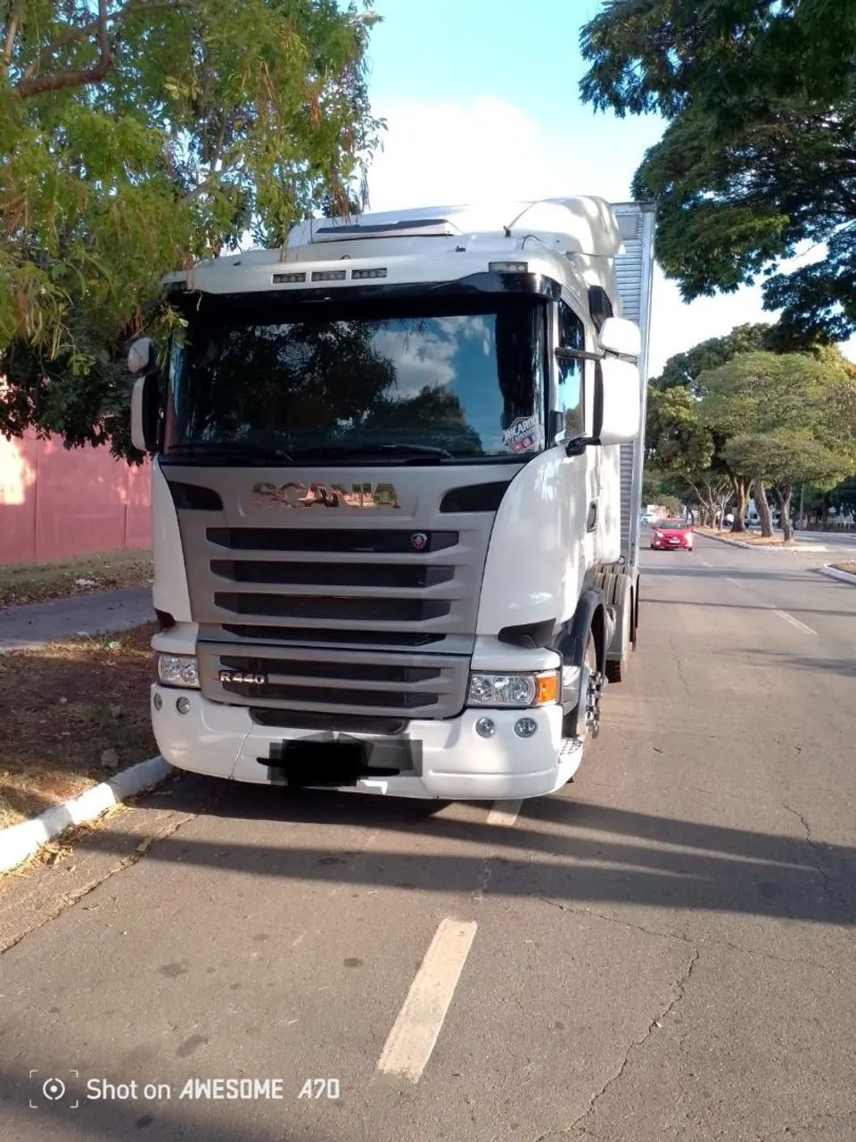 Caminhão e carreta