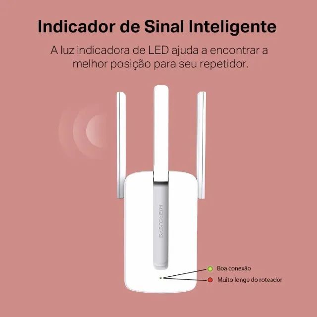 REPETIDOR WIFI MERCUSYS MW300RE  300MBPS - Foto 5