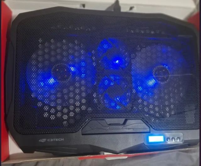 Base p/ Notebook 17,3 C3Tech NBC-100BK c/ LCD (Revisada)