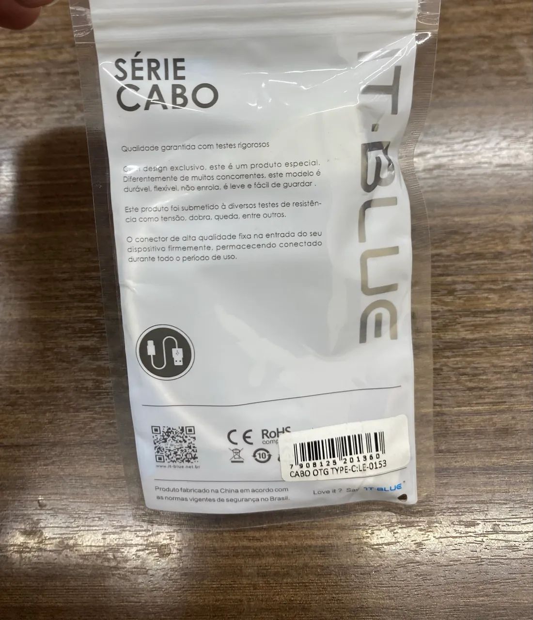 Cabo Adaptador OTG Tipo C para Pendrive Celular - Foto 2