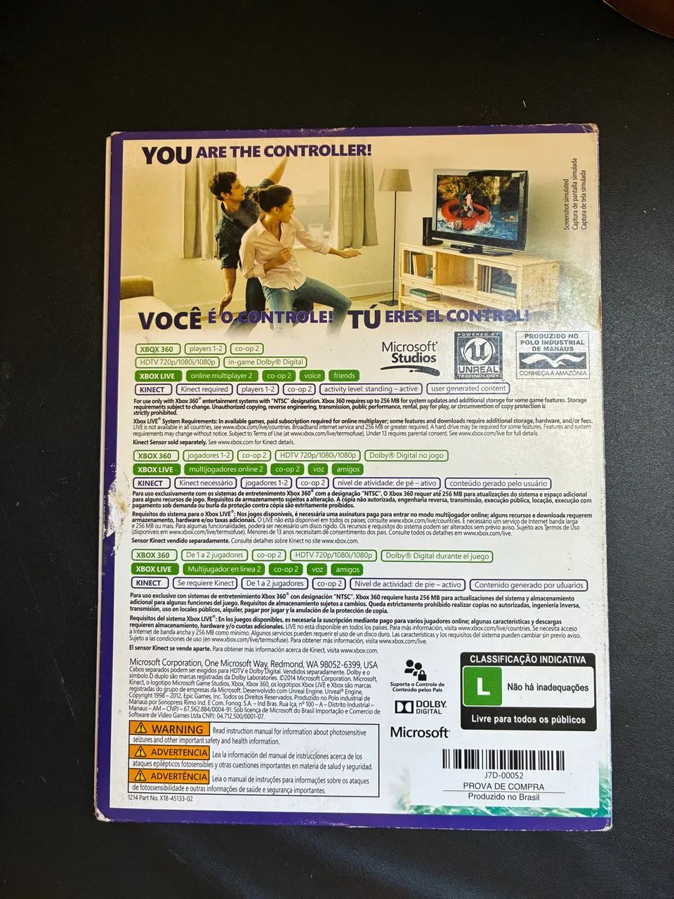 Jogo ?Kinect Adventures!? - Foto 2