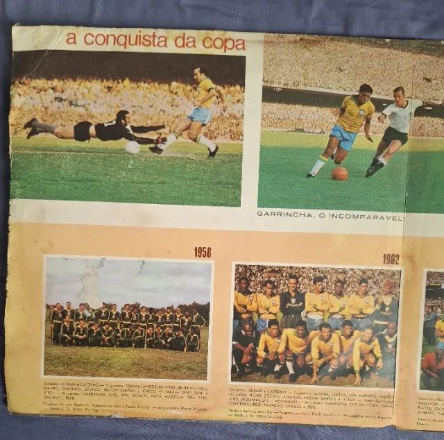 LP duplo de vinil Brasil campeão copas 58 62 e 70 - Foto 3