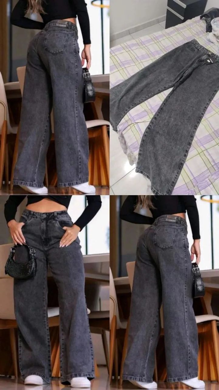 Calça cinza