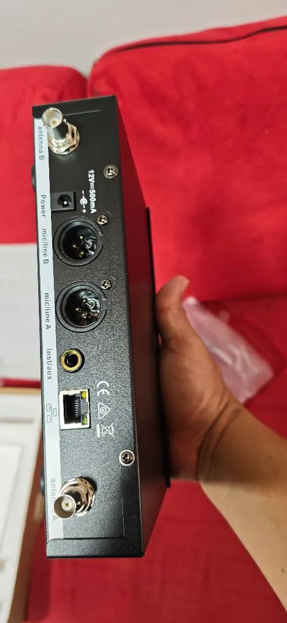 MICROFONE SHURE QXD24 2 BASTÕES  - Foto 4