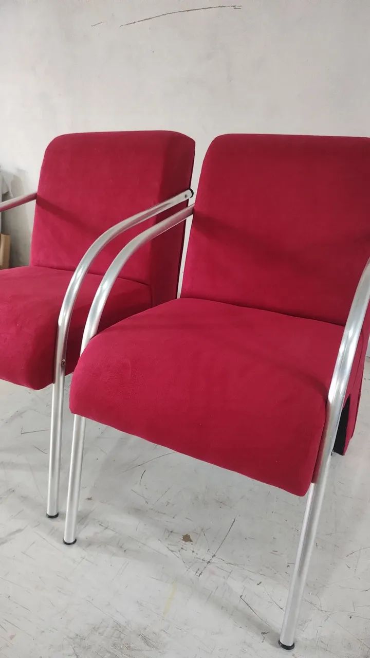 Poltronas braços alumínio redondo  - Foto 3