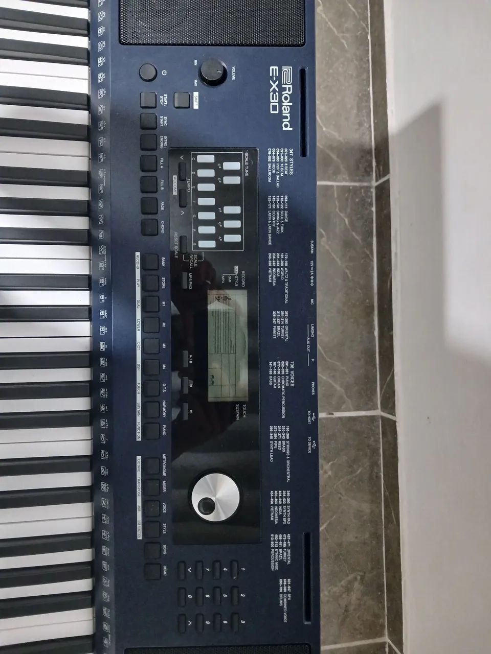 Teclado roland E-X30