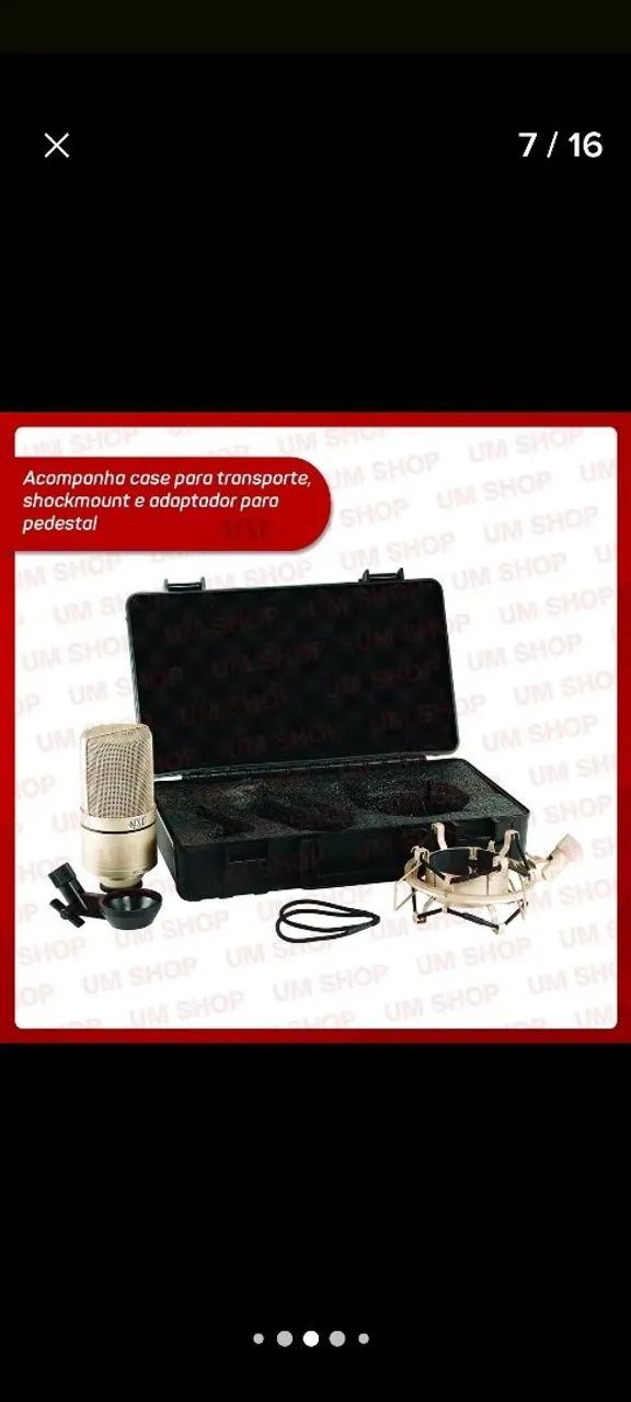 MICROFONE CONDESADOR MXL 990 NOVO - Foto 5